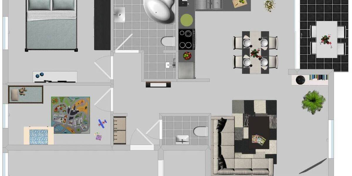 Etagenwohnung Dortmund Hörde - 3 Zimmer, 83 m&sup2;, 400.000&euro; | Angebot:25744349