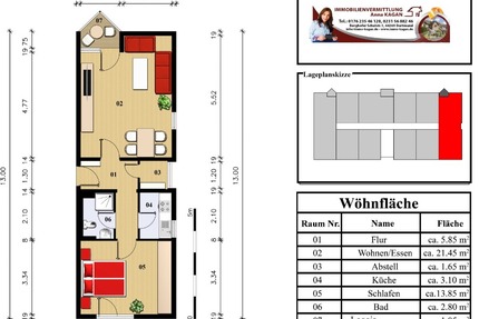 Freistehende 2-Zimmer-Wohnung – Zuverlässige Kapitalanlage oder ideal zur Selbstnutzung