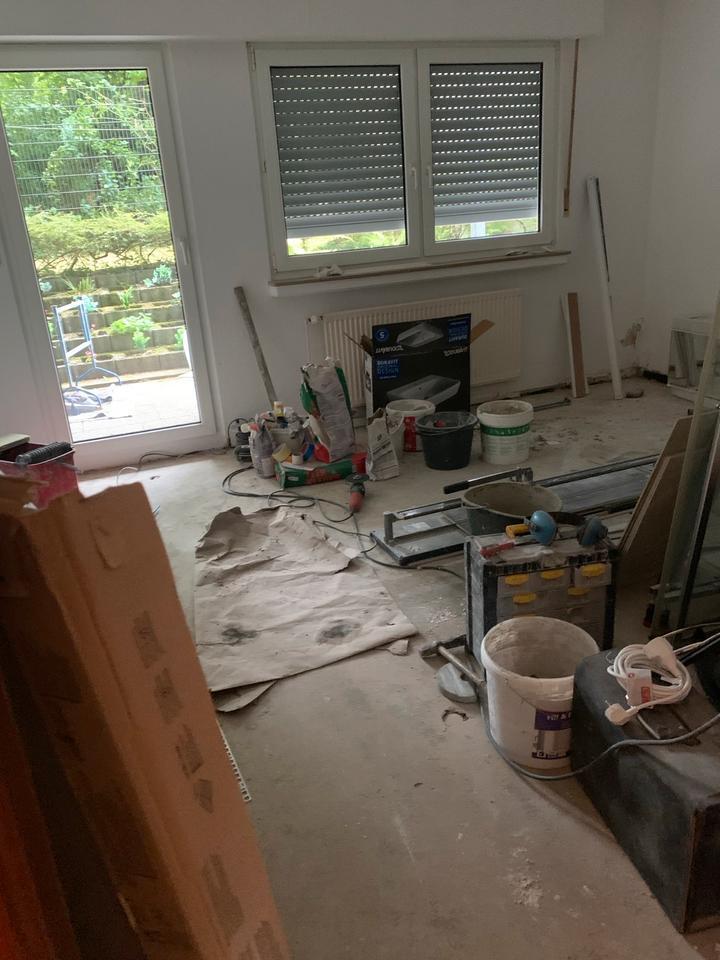 Terrassenwohnung mit einem KinderZimmer und Wohnküche