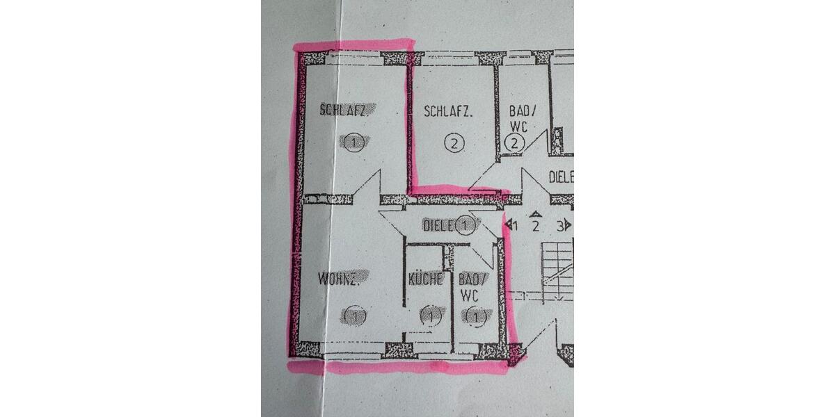 Erdgeschoßwohnung Wuppertal Unterbarmen - 2 Zimmer, 45 m&sup2;, 75.000&euro; | Angebot:26425127