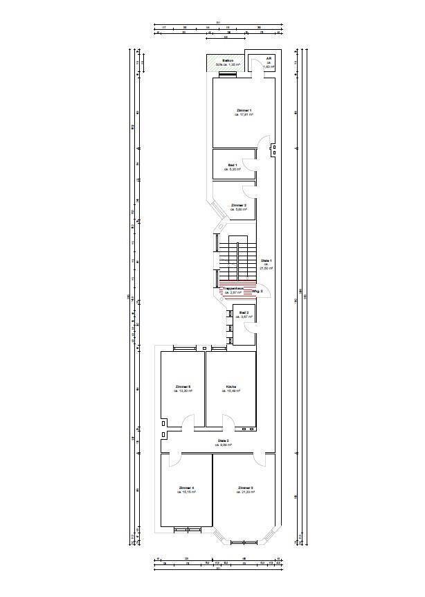 Großzügige 5-Zimmer-Wohnung mit 2 Bädern und Balkon - Ab sofort! 5 zimmer