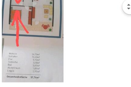 Wohnung Mülheim an der Ruhr - 2 Zimmer, 58 m&sup2;, 99.000&euro; | Angebot:25806493