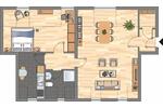 Dachgeschoßwohnung Herne Wanne - 2 Zimmer, 60 m&sup2;, 459&euro; | Angebot:26492232