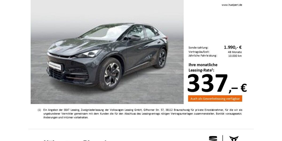 Cupra Tavascan 13.456 km 39.991 &euro; Dortmund 44269