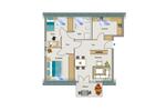 Dachgeschoßwohnung Gelsenkirchen Gelsenkirchen-Mitte - 3.5 Zimmer, 72 m&sup2;, 638&euro; | Angebot:26583577