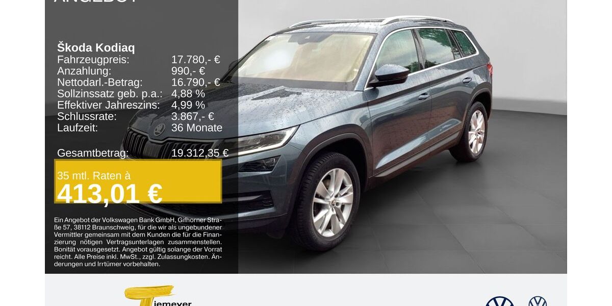Skoda Kodiaq 90.672 km 17.480 &euro; Gelsenkirchen 45888