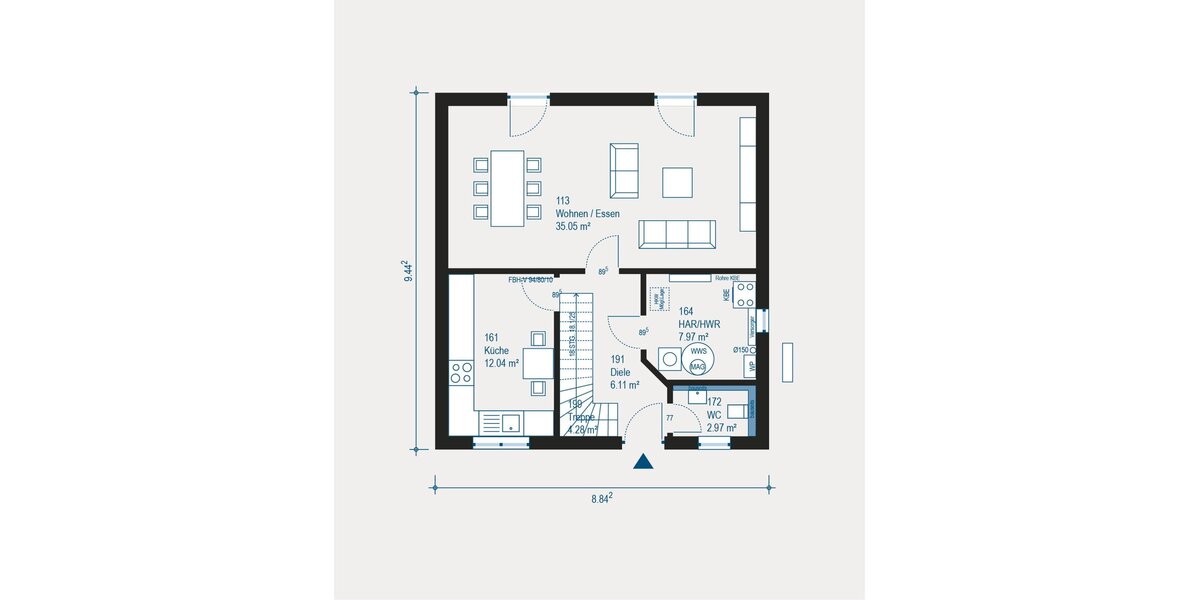 Individuell geplantes Einfamilienhaus - Flexibles Wohnen im Ennepe Ruhr Kreis mit allkauf - Einfamilienhaus Ennepetal | Angebot:27338593