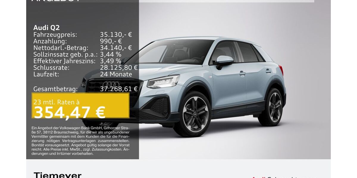 Audi Q2 5.697 km 34.880 &euro; Bochum 44809