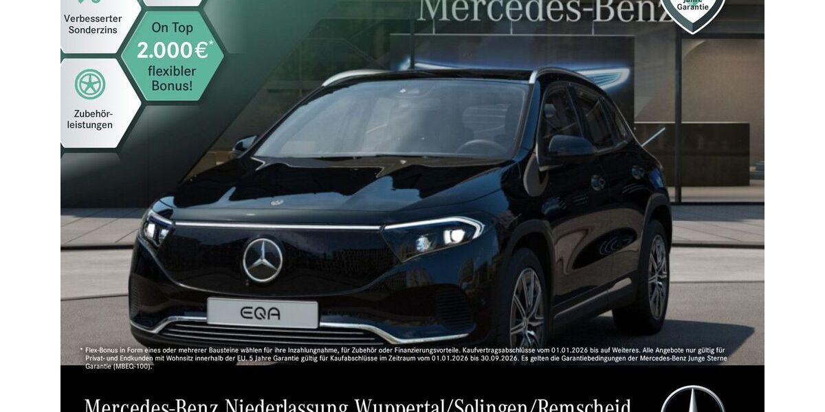 Mercedes-Benz EQA 5.829 km 36.290 &euro; Wuppertal 42115