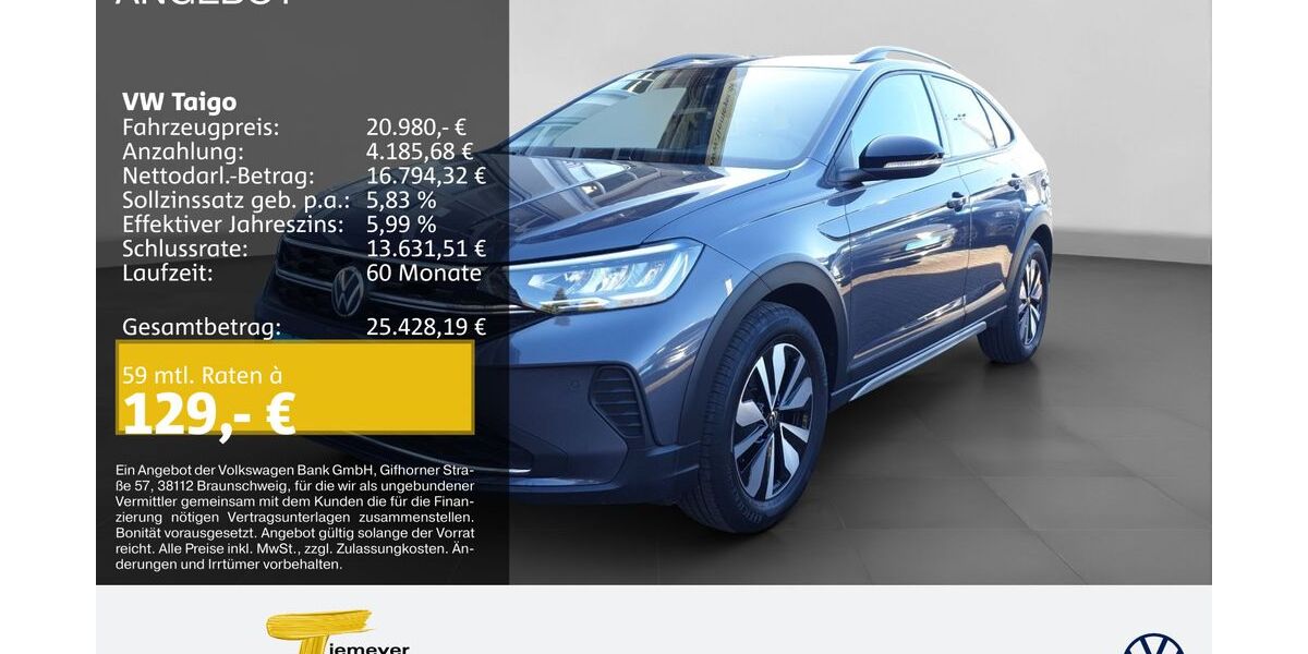 VW Taigo 6.209 km 20.980 &euro; Bochum 44892