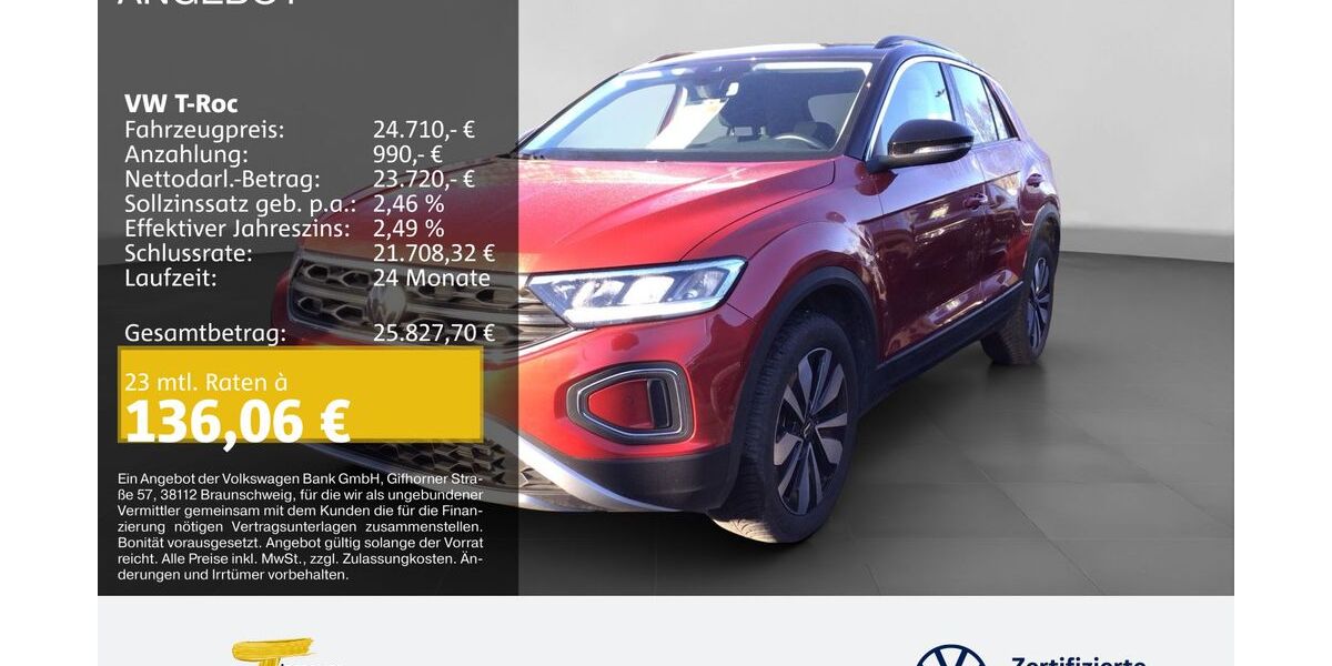 VW T-Roc 18.051 km 24.430 &euro; Gelsenkirchen 45894