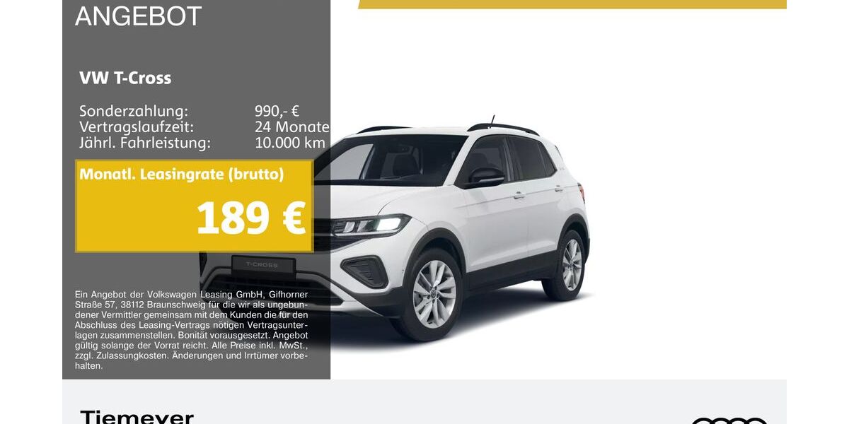 VW T-Cross 26.192 km 22.670 &euro; Bochum 44809