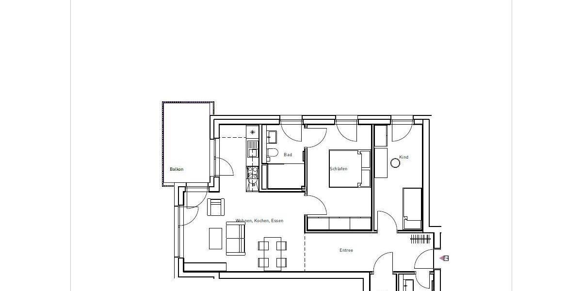 Etagenwohnung Gevelsberg - 3 Zimmer, 84 m&sup2;, 924&euro; | Angebot:26786996