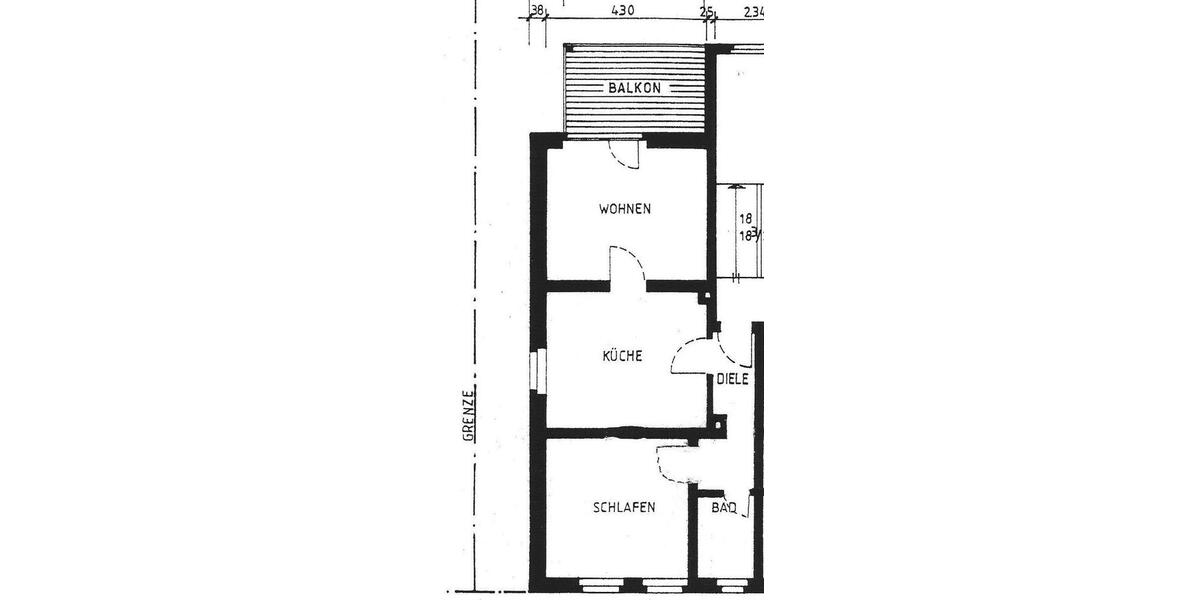 Etagenwohnung Bochum Querenburg - 2 Zimmer, 60 m&sup2;, 550&euro; | Angebot:26621342