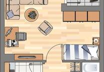 Demnächst frei! 1-Zimmer-Wohnung in Dortmund Bövinghausen