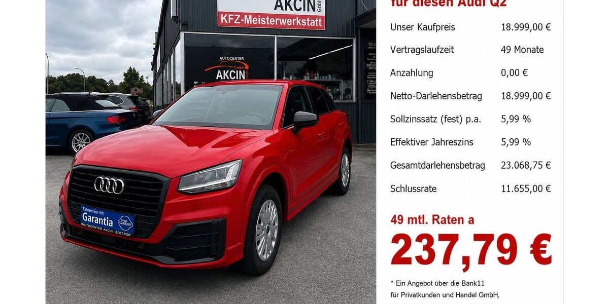 Audi Q2 74.599 km 18.999 &euro; Bottrop 46236