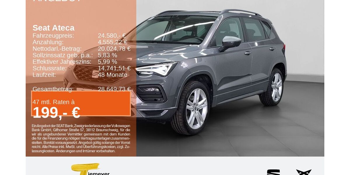 Seat Ateca 36.839 km 24.580 &euro; Bochum 44809
