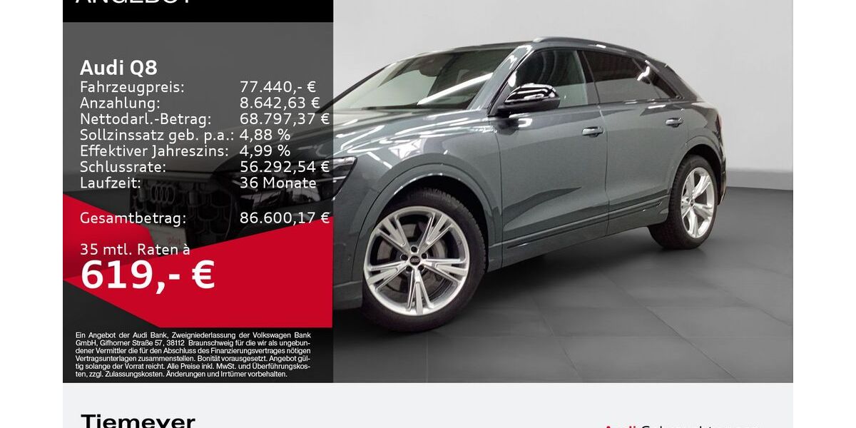 Audi Q8 1.528 km 77.440 &euro; Bochum 44809