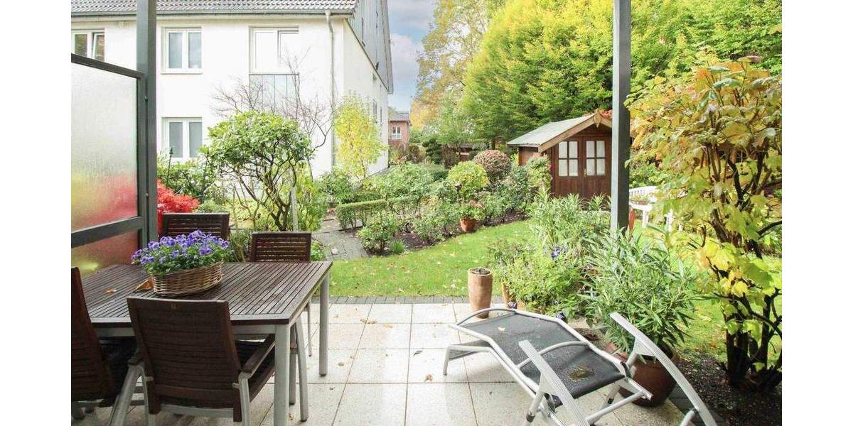 Wohnen im Grünen - charmante Erdgeschosswohnung mit Garten und Terrasse am Waldrand 3 zimmer