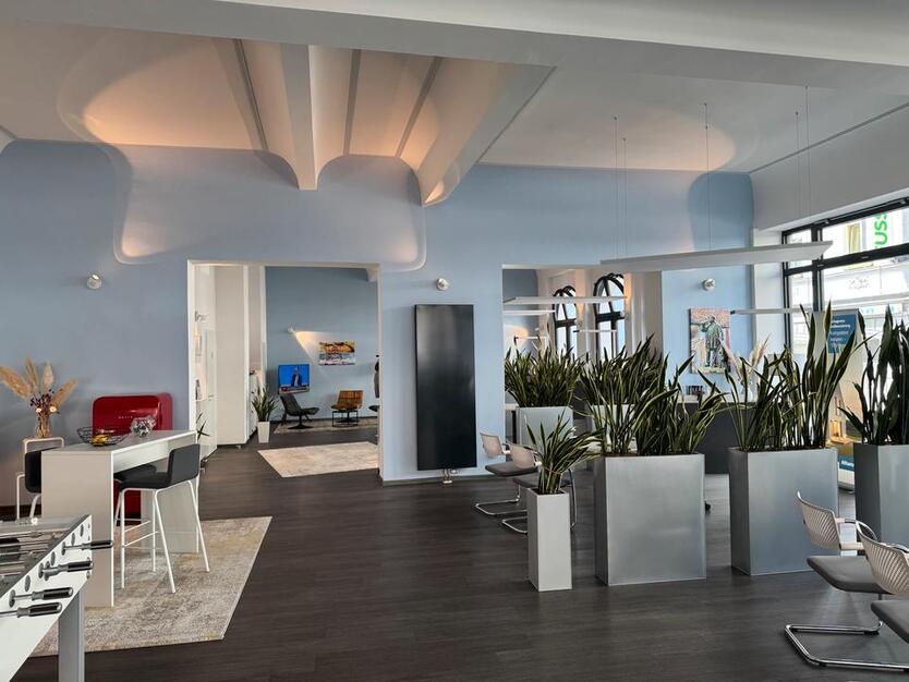 Büroarbeitsplatz Co-Working Space Büro-Untermieter