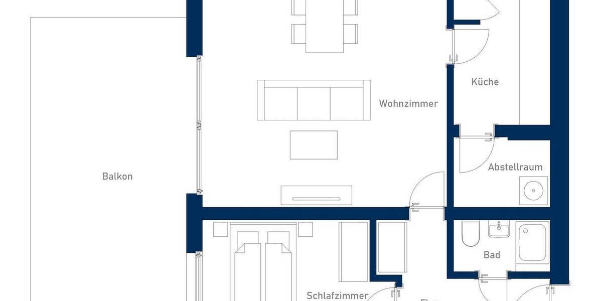 Etagenwohnung Wuppertal Barmen - 2 Zimmer, 60 m&sup2;, 187.000&euro; | Angebot:26820483