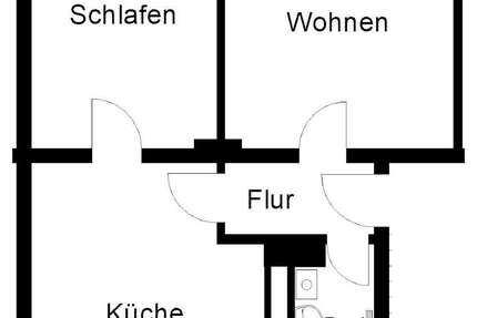 Wohnung Wuppertal Sedansberg - 2 Zimmer, 54 m&sup2;, 436&euro; | Angebot:27157594