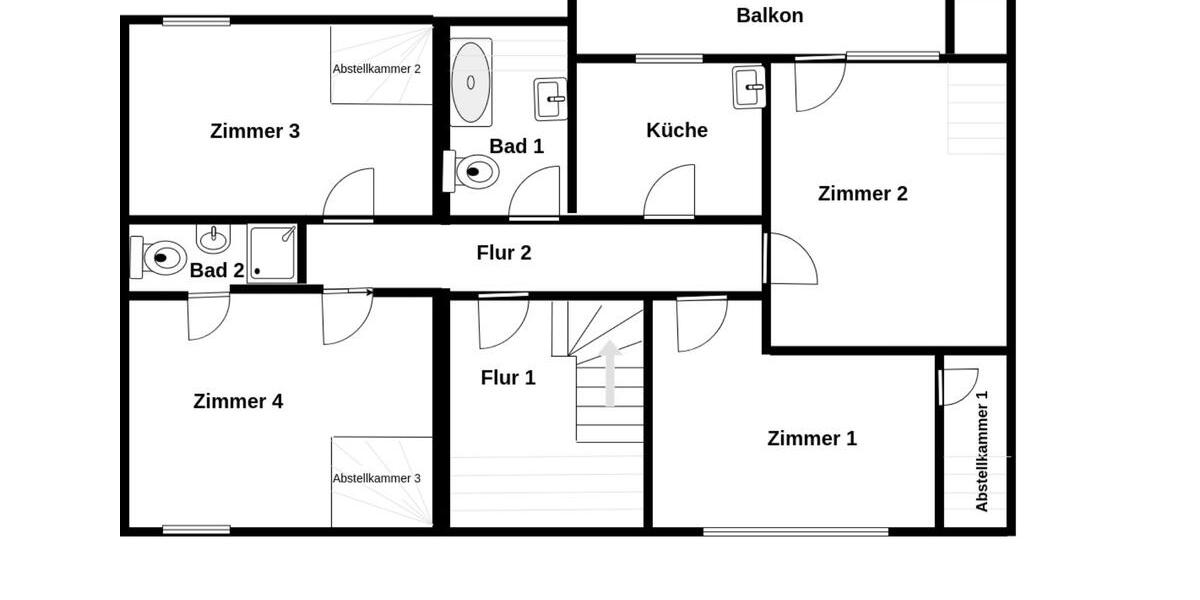 Dachgeschoßwohnung Hagen Hohenlimburg - 4 Zimmer, 79 m&sup2;, 690&euro; | Angebot:25297111