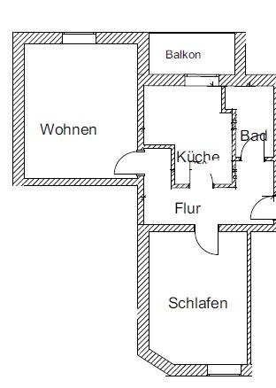 Schöne 2 Zimmer Wohnung mit Balkon in GE-Ückendorf 2 zimmer