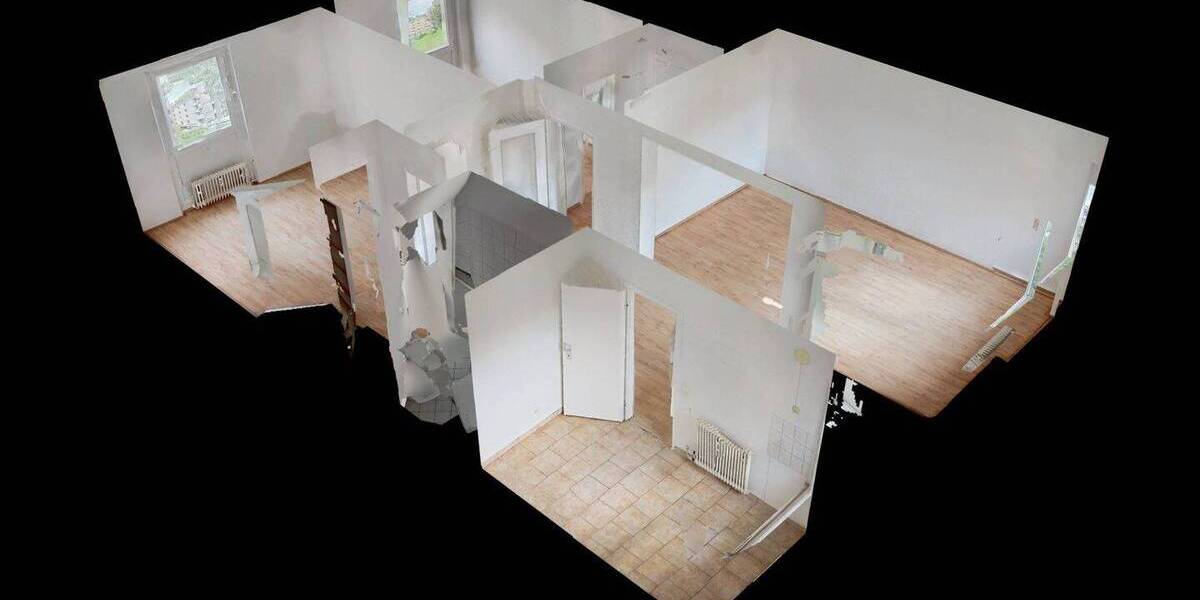 Etagenwohnung Dortmund Scharnhorst - 3 Zimmer, 69 m&sup2;, 519&euro; | Angebot:26916586
