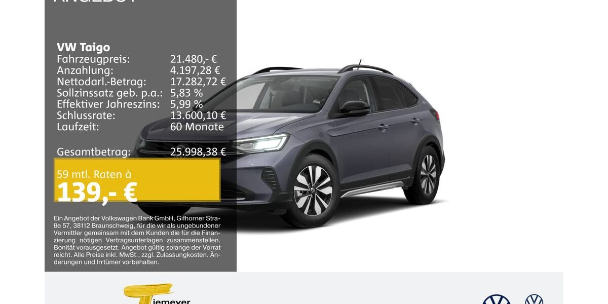 VW Taigo 2.275 km 21.480 &euro; Castrop-Rauxel 44575