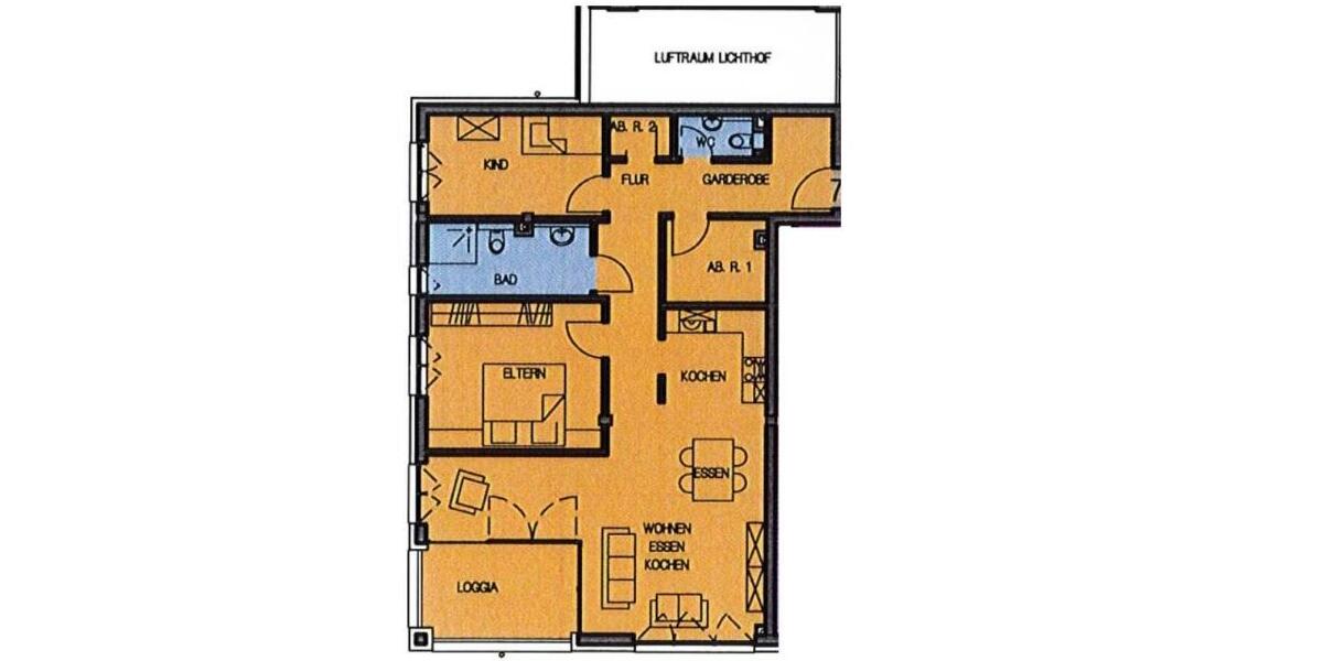 Etagenwohnung Dortmund Brackel - 3 Zimmer, 99 m&sup2;, 1.188&euro; | Angebot:26266808