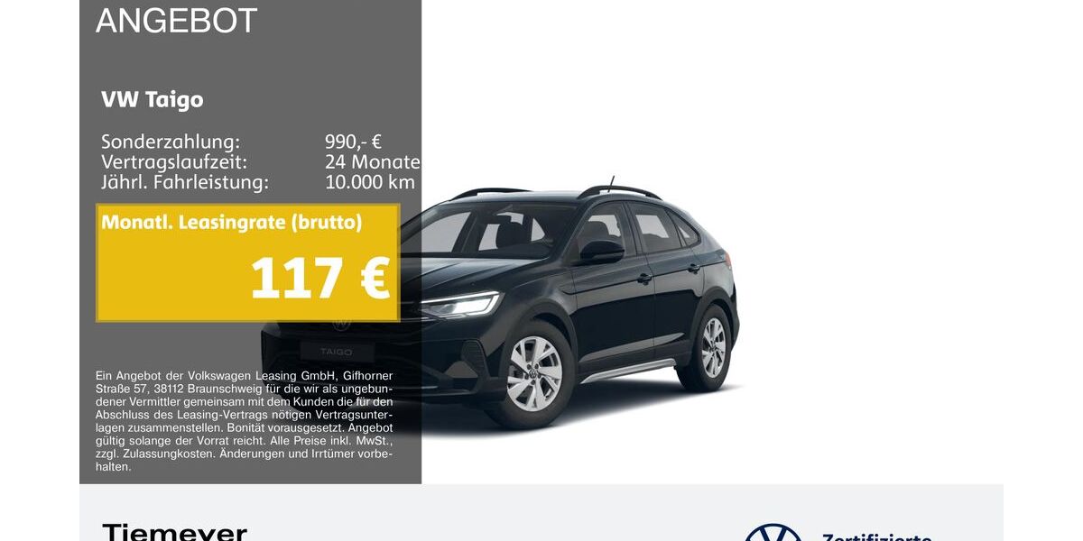 VW Taigo 6.405 km 19.290 &euro; Bochum 44892