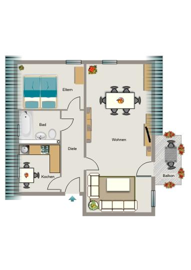 Wohnen, wo das Herz schlägt - in ruhiger und doch zentraler Lage. 2.5 zimmer