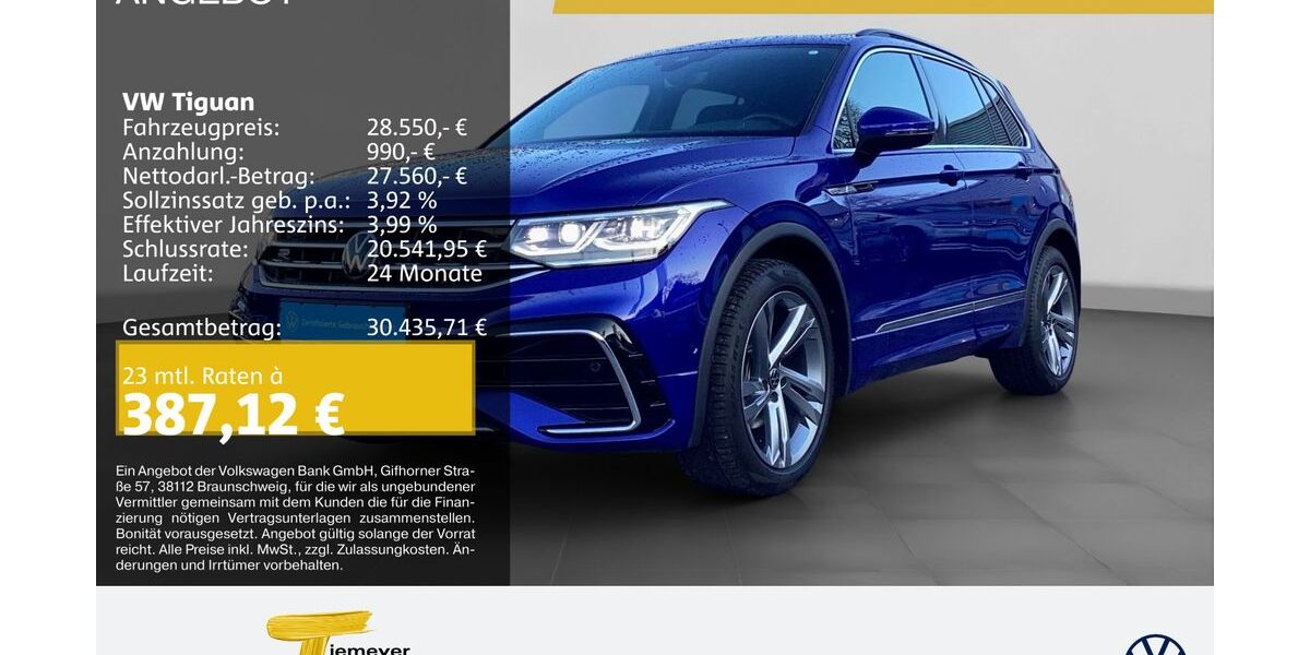 VW Tiguan 74.504 km 28.550 &euro; Herne 44653