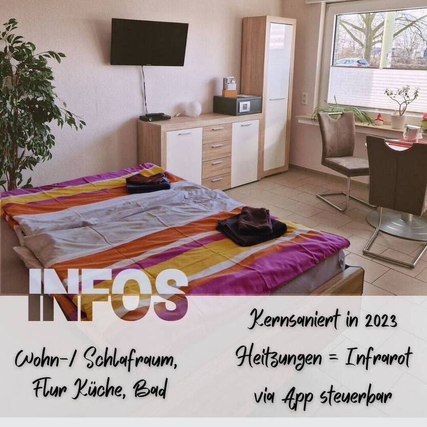 Schickes kernsaniertes, komplett möbliertes Appartement sucht neue Eigentümer