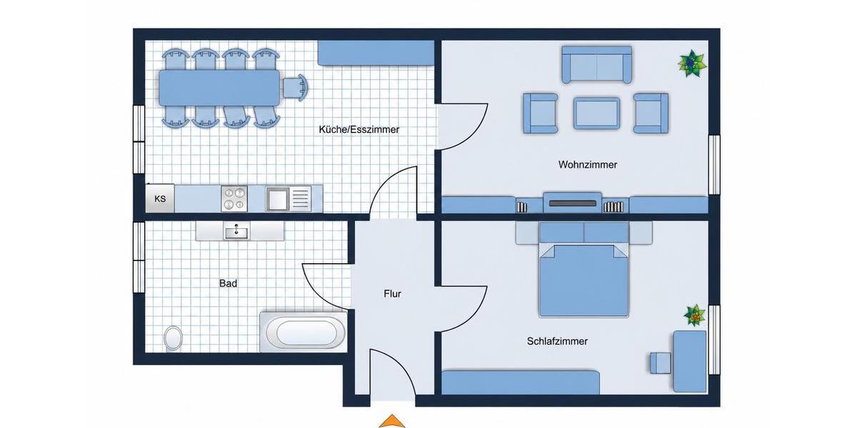 Etagenwohnung Bochum Bochum-Südwest - 2.5 Zimmer, 69 m&sup2;, 139.000&euro; | Angebot:27253687