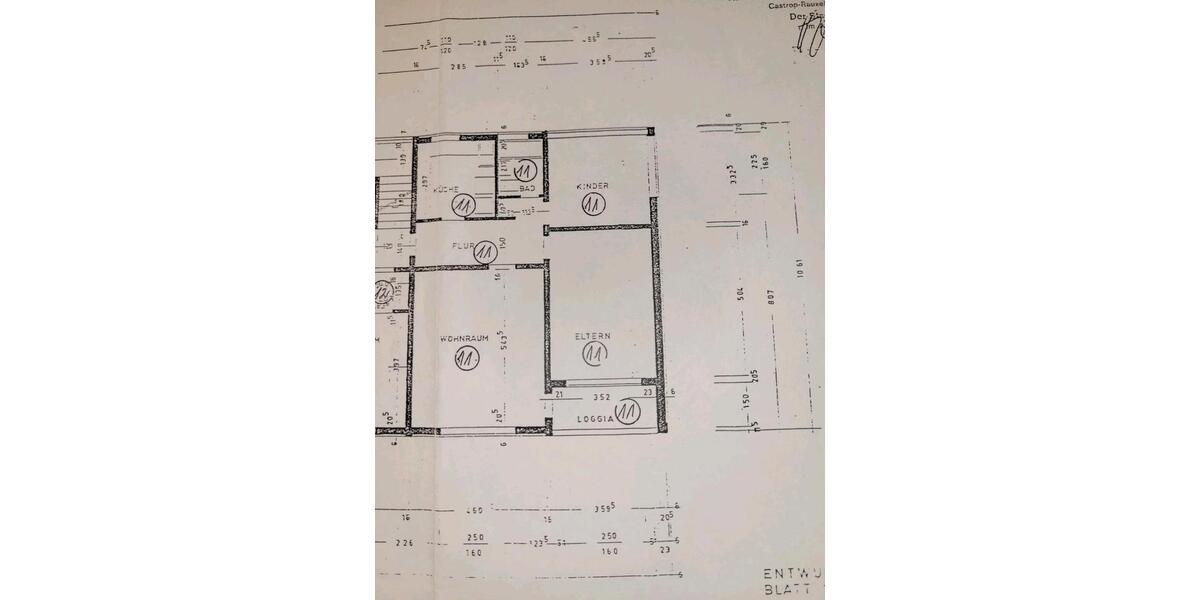 Etagenwohnung Recklinghausen König Ludwig - 3 Zimmer, 78 m&sup2;, 135.000&euro; | Angebot:27413697