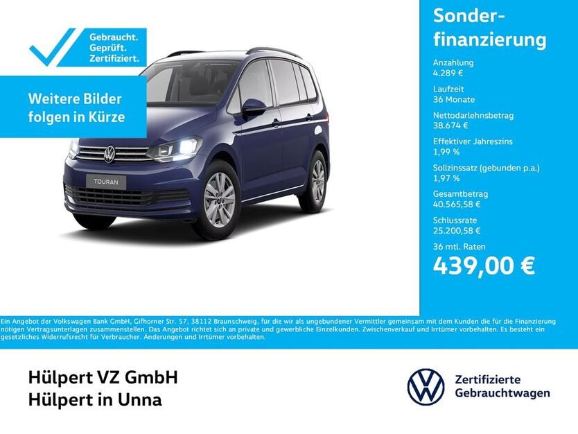 VW Touran 17.003 km 42.963 € Unna 59423