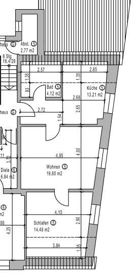 Etagenwohnung Dortmund Asseln Wickede - 2 Zimmer, 52 m&sup2;, 520&euro; | Angebot:26915584