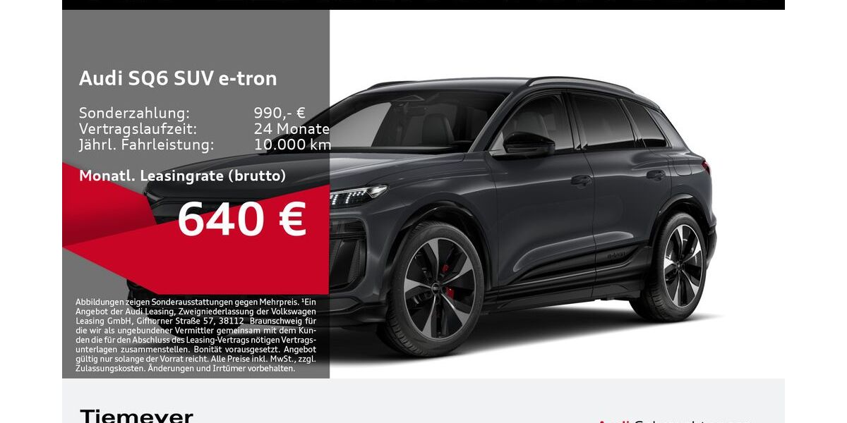 Audi SQ6 e-tron 33.962 km 70.220 &euro; Gelsenkirchen 45894