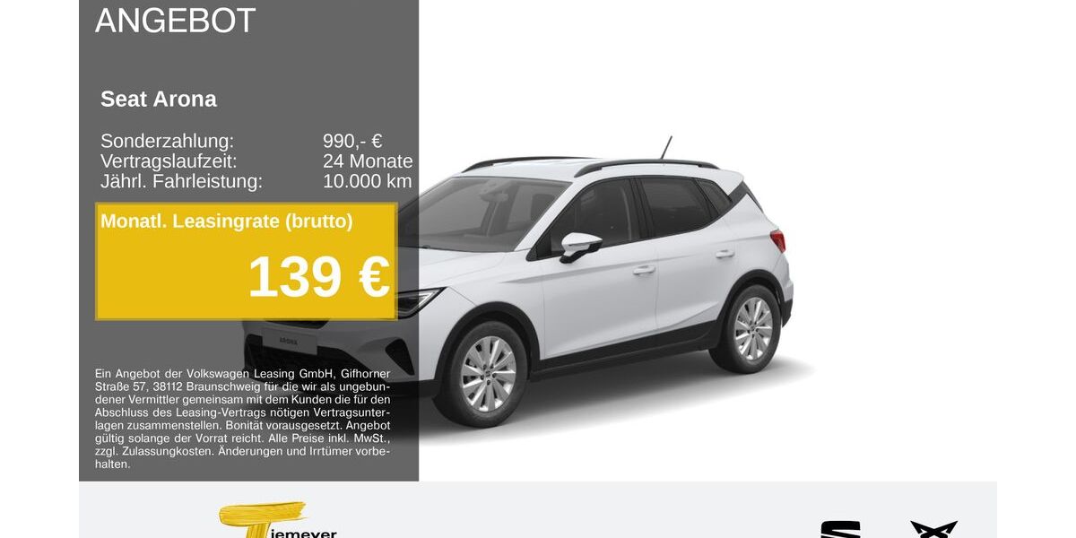 Seat Arona 19.446 km 21.860 &euro; Gelsenkirchen OT Beckhausen 45899