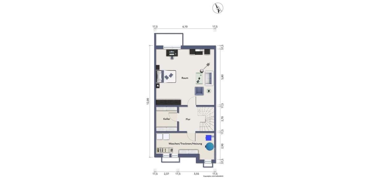 Reihenmittelhaus Bottrop Eigen - 4 Zimmer, 142 m&sup2;, 439.000&euro; | Angebot:25707079