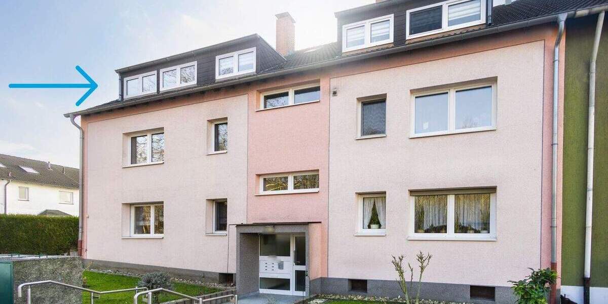 Etagenwohnung Bochum Hamme - 4 Zimmer, 75 m&sup2;, 199.000&euro; | Angebot:25427579