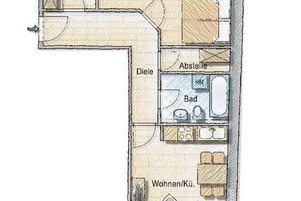 Wohnung zum Mieten in Penig 340 € 63 m²