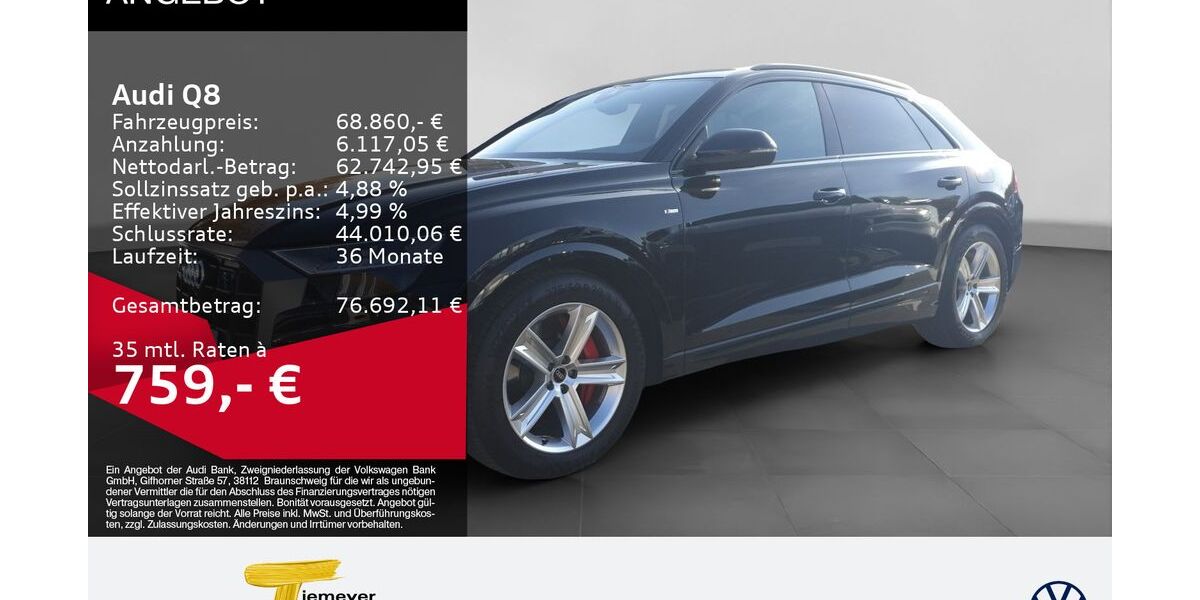 Audi Q8 51.175 km 67.860 &euro; Bochum 44892