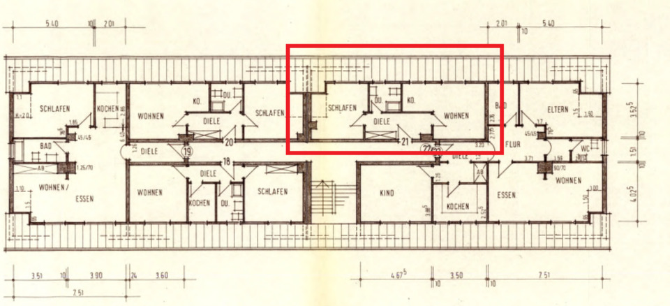 Dachgeschoßwohnung Bochum Günnigfeld - 2.5 Zimmer, 40 m&sup2;, 480&euro; | Angebot:24630664