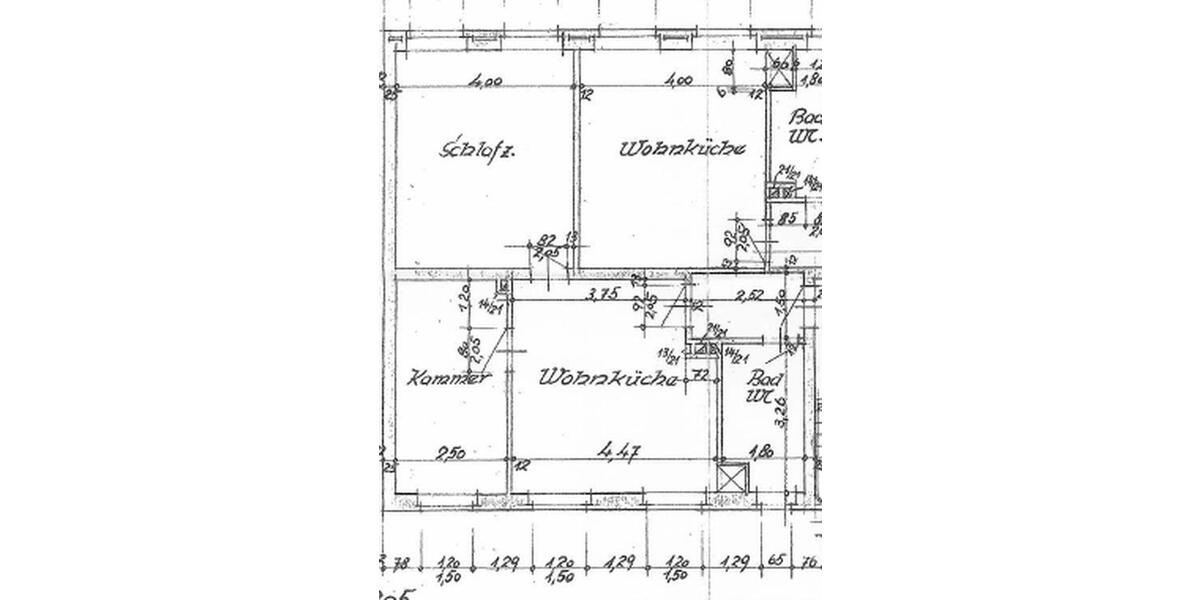 Etagenwohnung Oberhausen Alsfeld - 2 Zimmer, 58 m&sup2;, 440&euro; | Angebot:25981440