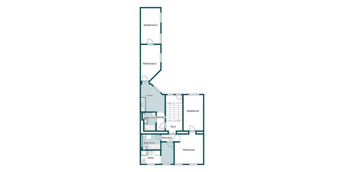 Mehrfamilienhaus, Wohnhaus Dortmund Mitte - 1 Zimmer, 283 m&sup2;, 395.000&euro; | Angebot:25749674