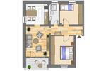 Erdgeschoßwohnung Dortmund Huckarde - 3 Zimmer, 59 m&sup2;, 519&euro; | Angebot:26427131