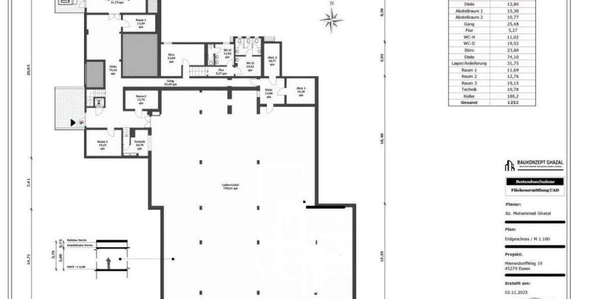 Gewerbeobjekt Essen Horst - 2.890&euro; | Angebot:25659081